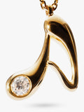 PDPAOLA gold initial pendant necklace, UK version