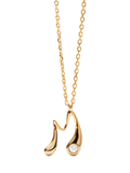 PDPAOLA Initial Pendant Necklace, Gold