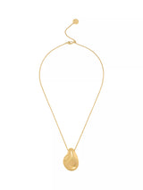 John Lewis Reiss Tallula Tumbled Metal Pendant Necklace Gold- Buy online at McGrocer