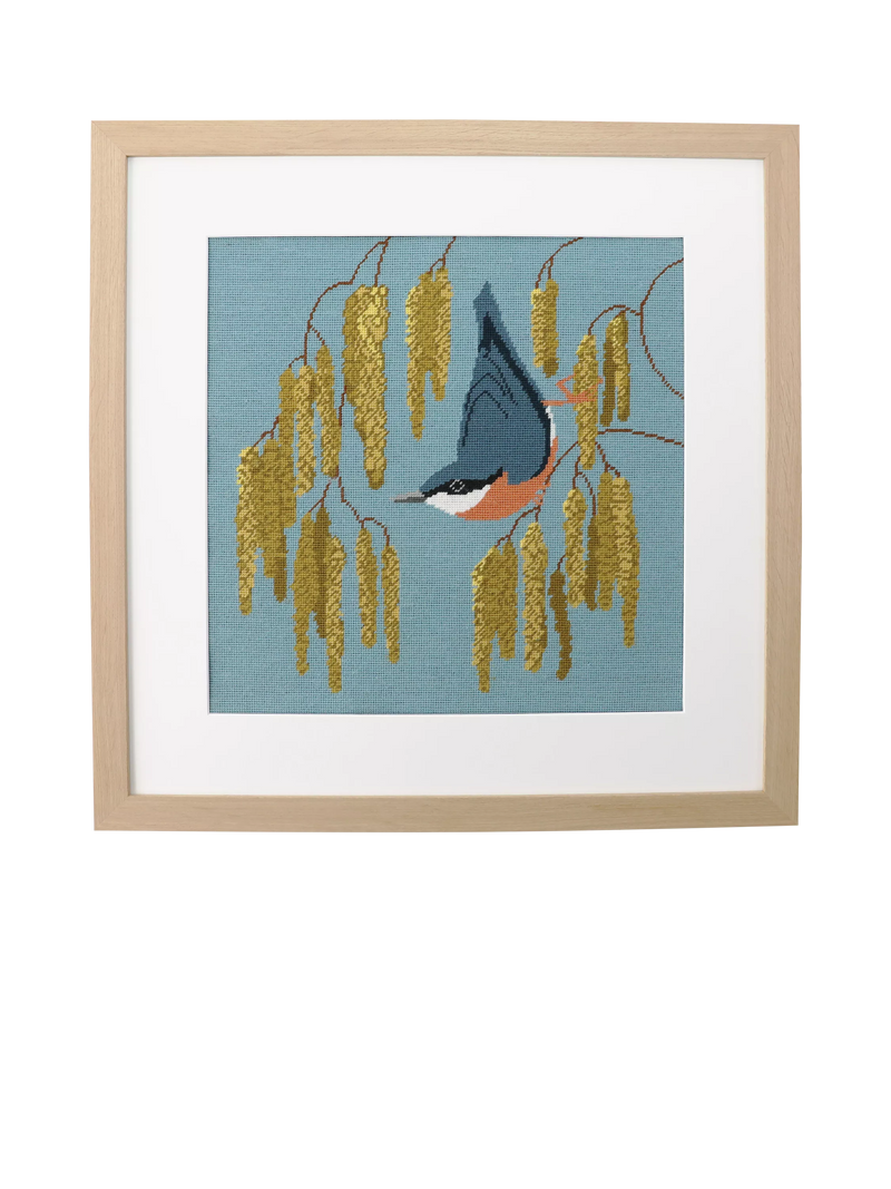 Cleopatra's Needle Nuthatch Tapestry Kit - British product