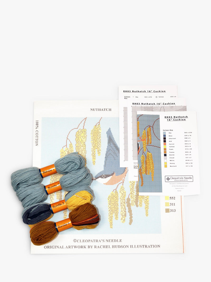 Cleopatra's Needle Nuthatch Tapestry Kit - British product