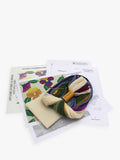 Cleopatra's Needle pansy garden tapestry kit 18x17cm, imported from the UK