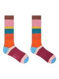 Paul Smith stripe crew socks in cotton blend - British product