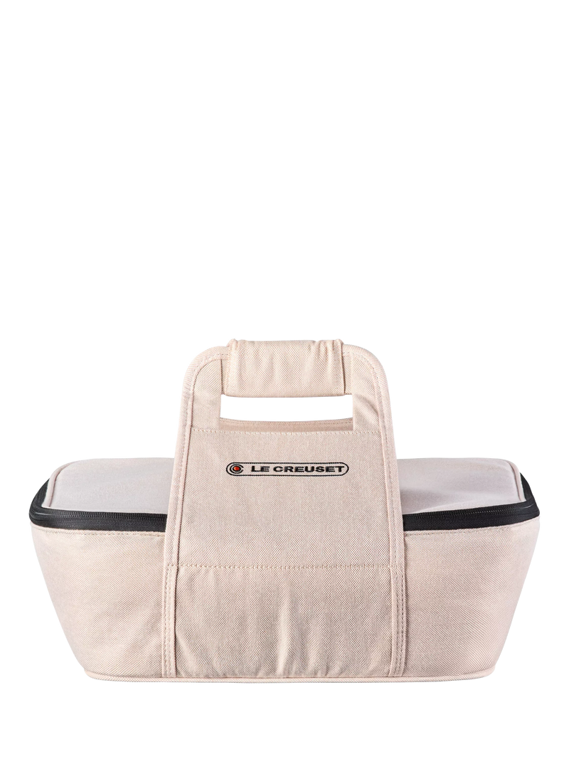 Le Creuset rectangular dish tote bag ecru UK version