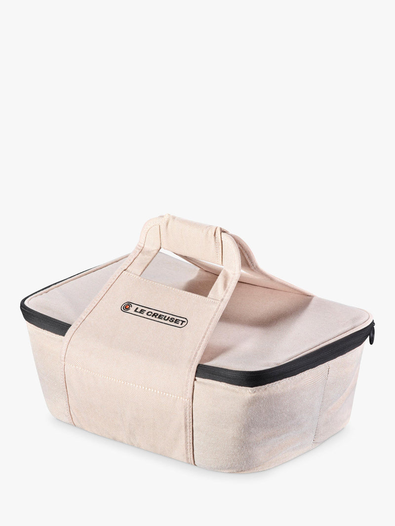 Le Creuset rectangular dish tote bag ecru UK version