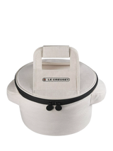 John Lewis Le Creuset Round Casserole Tote Bag, Ecru- Buy online at McGrocer