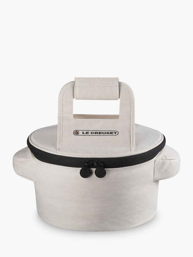 Le Creuset tote bag for round casseroles ecru (British brand)