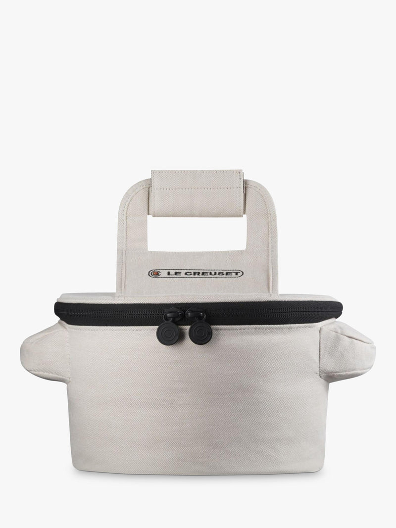 Le Creuset tote bag for round casseroles ecru (British brand)