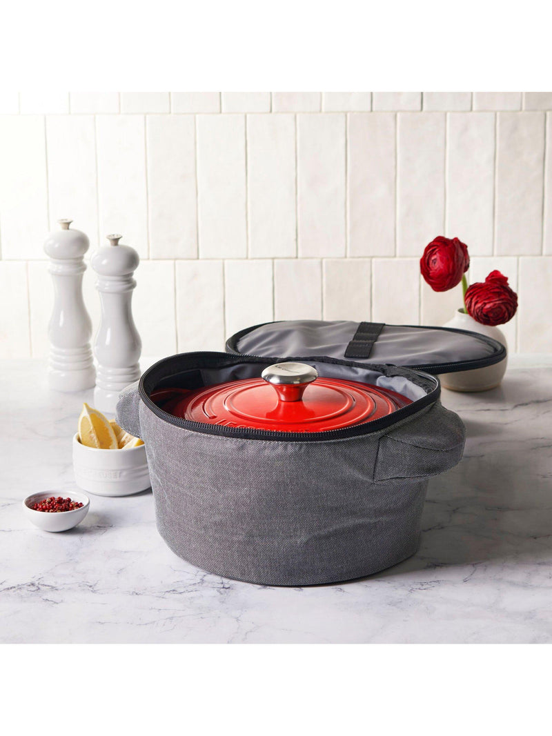 Le Creuset natural casserole tote bag for 24-26cm, imported from the UK