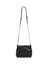 John Lewis MM6 Maison Margiela Leather Folded Shoulder Bag, Black- Buy online at McGrocer