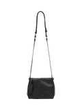 MM6 Maison Margiela black folded leather shoulder bag - British product
