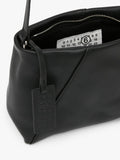 MM6 Maison Margiela black folded leather shoulder bag - British product
