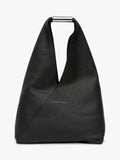 MM6 Maison Margiela black leather shoulder bag with Japanese design - British product