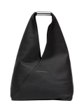 MM6 Maison Margiela black leather shoulder bag with Japanese design - British product