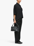 MM6 Maison Margiela Numeric black leather shoulder bag - British product