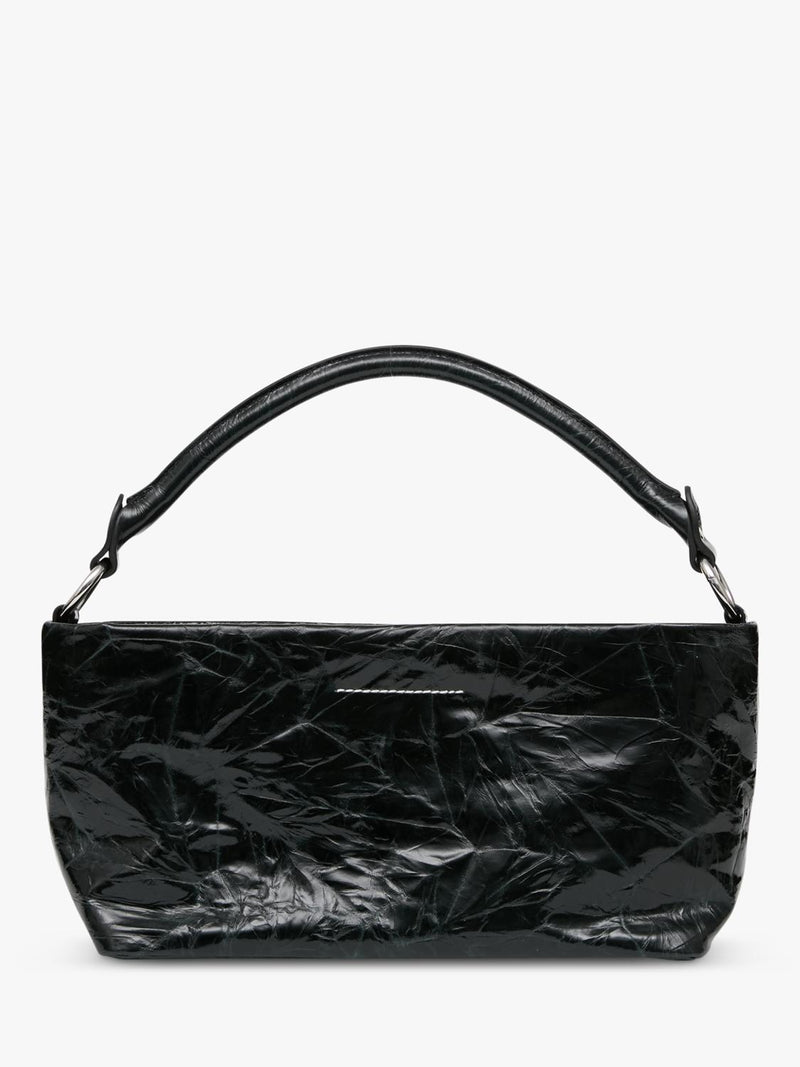 MM6 Maison Margiela Numeric black leather shoulder bag - British product
