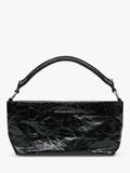 MM6 Maison Margiela Numeric black leather shoulder bag - British product