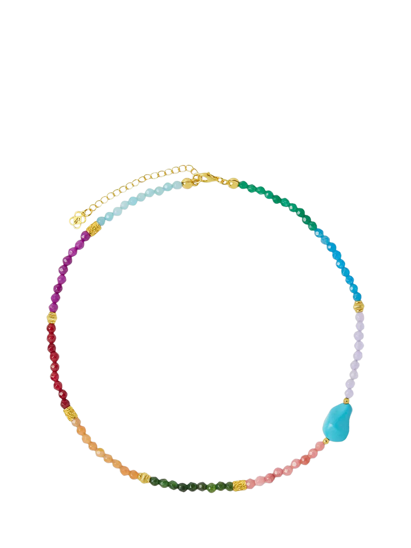 Ottoman Hands Felice beaded necklace 50cm, imported from the UK