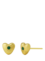 John Lewis Ottoman Hands Marina Cubic Zirconia Heart Stud Earrings Gold- Buy online at McGrocer