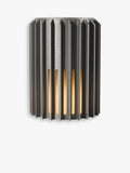 Nordlux Aludra ribbed wall light anthracite, UK version
