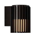 Nordlux Aludra ribbed outdoor wall light (British brand)