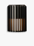 Nordlux Aludra ribbed outdoor wall light (British brand)
