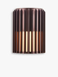 Nordlux Aludra ribbed outdoor wall light brown, (British brand)