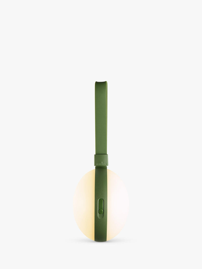 Nordlux portable rechargeable table lamp green 26cm, imported from the UK