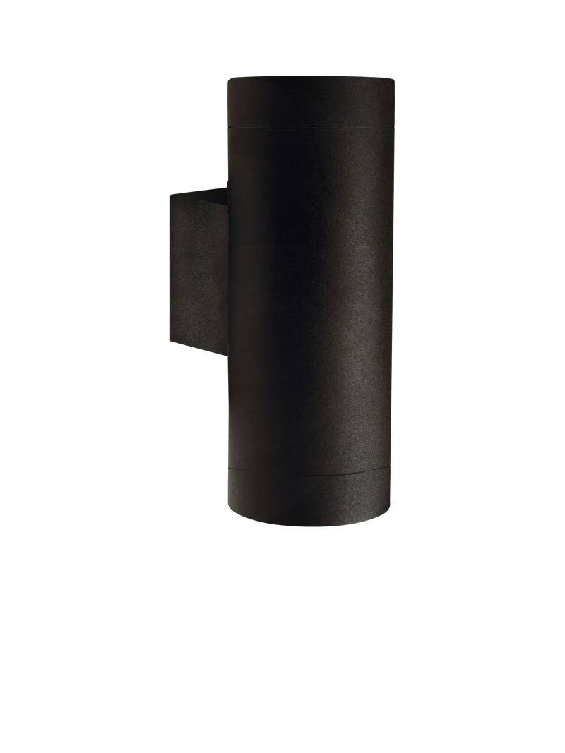 Nordlux Tin Maxi outdoor double wall light black, imported from the UK