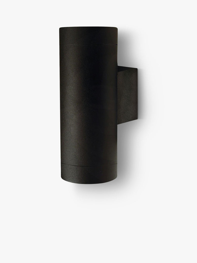 Nordlux Tin Maxi outdoor double wall light black, imported from the UK