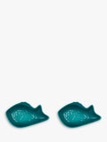 Le Creuset stoneware snapper fish dish set of 2 12cm (British brand)