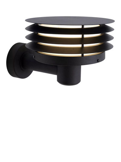 John Lewis Nordlux Cirella Outdoor Wall Light, Black- Buy online at McGrocer