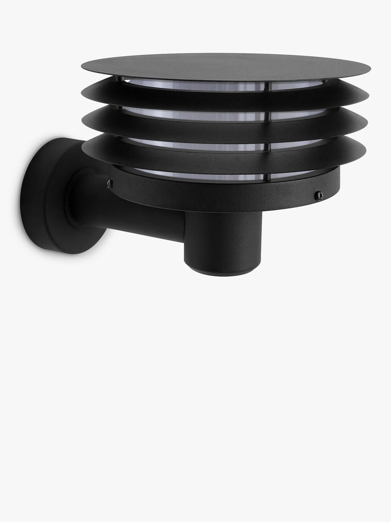 Nordlux Cirella black outdoor wall light 31.5cm (British brand)