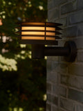 Nordlux Cirella black outdoor wall light 31.5cm (British brand)