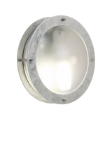John Lewis Nordlux Malte Galvanised Steel Round Outdoor Wall Light- Buy online at McGrocer