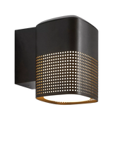 John Lewis Nordlux Sidara Outdoor Wall Light, Black- Buy online at McGrocer