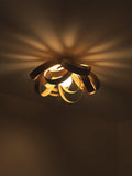Tom Raffield Skipper semi flush ceiling light oak 46cm (British brand)