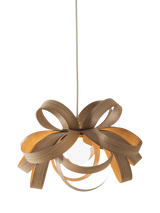 John Lewis Tom Raffield Skipper Small Pendant Ceiling Light, Oak, Dia.46cm- Buy online at McGrocer