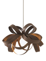 John Lewis Tom Raffield Skipper Small Pendant Ceiling Light Walnut 46cm- Buy online at McGrocer