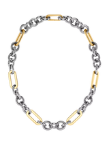 John Lewis EDBLAD Medley Two Tone Link Necklace, Mixed Metal- Buy online at McGrocer