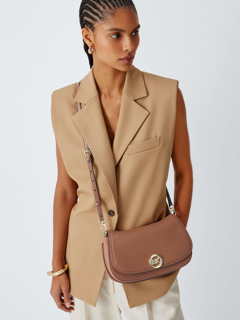 Michael Kors Nolita medium leather shoulder bag, imported from the UK