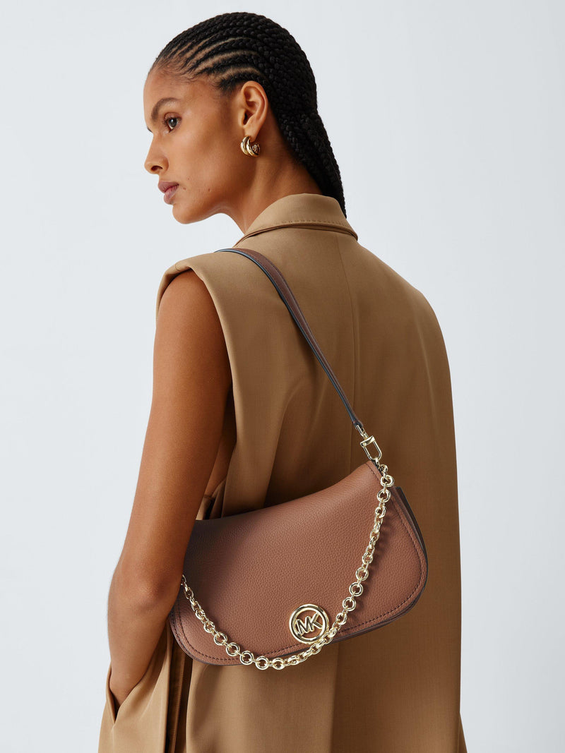 Michael Kors Nolita medium leather shoulder bag, imported from the UK