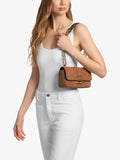 Michael Kors Tribeca small studded suede shoulder bag, UK version