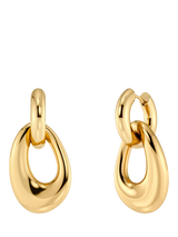 John Lewis EDBLAD Azura Sculpted Open Hoop Earrings- Buy online at McGrocer