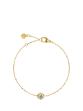 EDBLAD Ocean Gem gold chain bracelet 7mm - British product