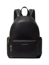 John Lewis Michael Kors Tanner Leather Backpack, Black- Buy online at McGrocer