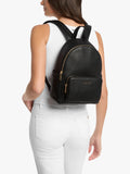 Michael Kors Tanner Leather Backpack Black, imported from the UK