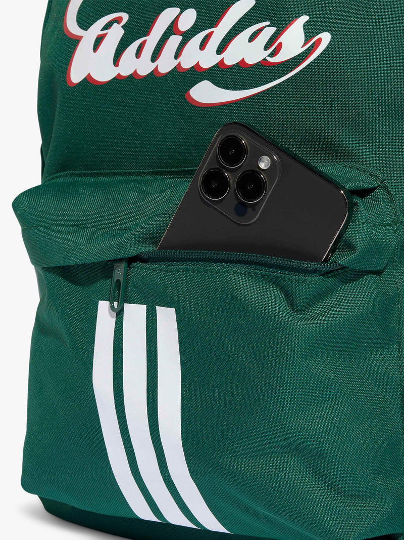adidas Tiro Graphic Backpack kids green, imported from the UK