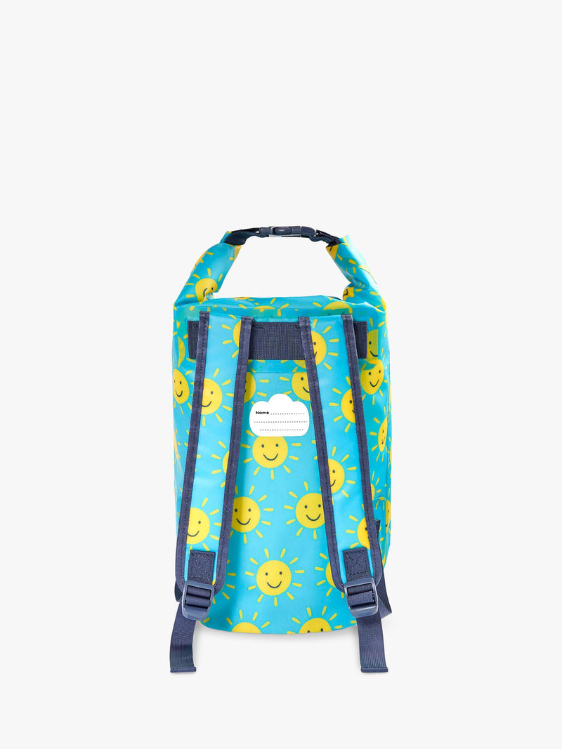 Frugi kids dry bag backpack Sunshine Smiles, imported from the UK