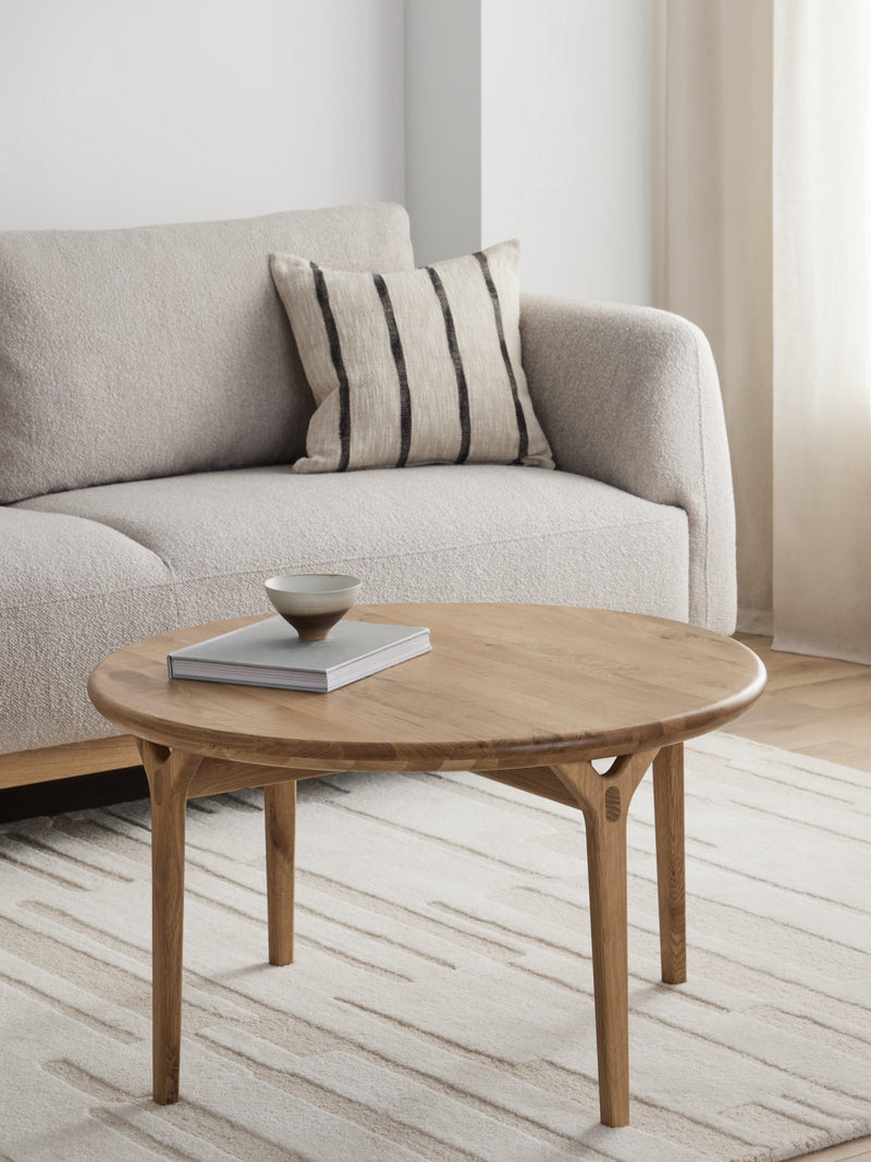 John Lewis X-Ray round oak coffee table, UK version